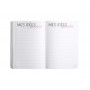 Agenda EXACOMPTA Journalier Forum Color Pembe Music Rose 12x17 cm