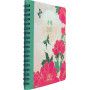 Agenda OBERTHUR TOKYO Semainier à spirale motif PAPILLONS 16x16 cm