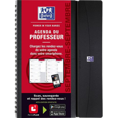 Agenda du professeur OXFORD Teacher 21x29,7cm - 8 Classes -