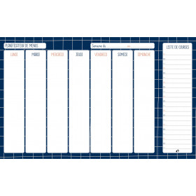 PLANIFICATEUR DE MENUS QUOVADIS FR 16x26 cm