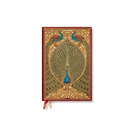 Agenda PAPERBLANKS Les Paons de Hafiz - Mini - 90 × 140 - 1 jour par page