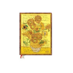 Agenda PAPERBLANKS Van Gogh, Tournesols - Ultra - 175 × 230 - 1 semaine sur 2 pages Vertical