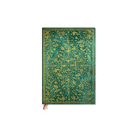 Agenda PAPERBLANKS Fleur d’Émeraude - Grand - 205 × 300 - 1 semaine sur 2 pages Vertical
