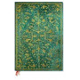 Agenda PAPERBLANKS Fleur d’Émeraude - Grand - 205 × 300 - 1 semaine sur 2 pages Vertical