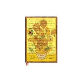 Agenda PAPERBLANKS Van Gogh, Tournesols - Grand - 205 × 300 - 1 semaine sur 2 pages Vertical
