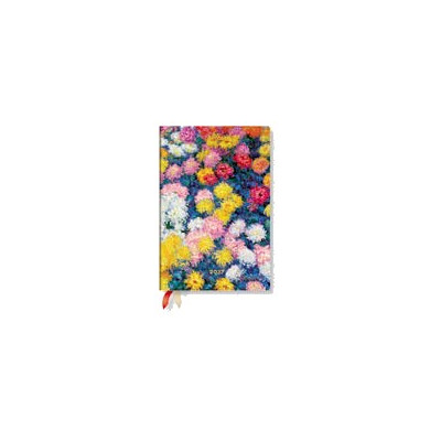 Agenda PAPERBLANKS Les Chrysanthèmes de Monet - Mini - 90 × 140 - 1 semaine sur 2 pages Vertical