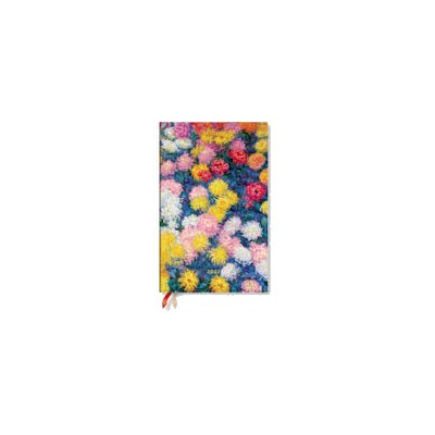 Agenda PAPERBLANKS Les Chrysanthèmes de Monet - Maxi - 135 × 210 - 1 semaine sur 2 pages Vertical
