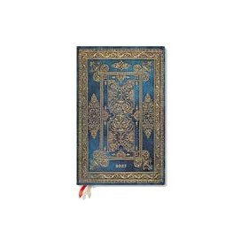 Agenda PAPERBLANKS Luxe Bleu - Maxi - 135 × 210 - 1 semaine sur 2 pages Horizontal