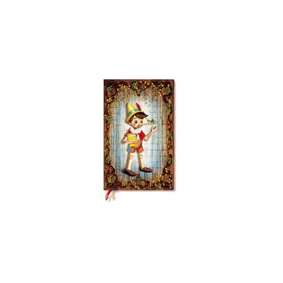 Agenda PAPERBLANKS Carlo Collodi, Pinocchio - Maxi - 135 × 210 - 1 semaine sur 2 pages Vertical