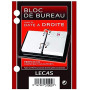 Bloc éphéméride LECAS Date à droite - Rendez-vous à gauche