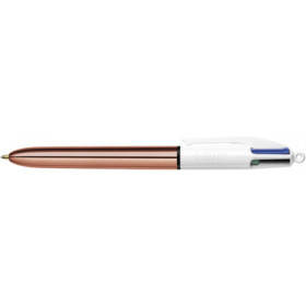SC5103733 BIC Stylo à bille 4 Couleurs SHINE or rose