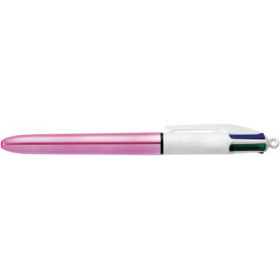 SC5103624 BIC Stylo à bille 4 Couleurs SHINE fuchsia