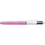 SC5103624 BIC Stylo à bille 4 Couleurs SHINE fuchsia