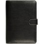 Organiseur OBERTHUR 17 MILANO en toile enduite couleur noir - format 14x18,5cm