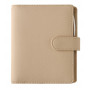 Organiseur OBERTHUR 13 AVA en toile enduite couleur beige rosé - format 10,5x14,5cm