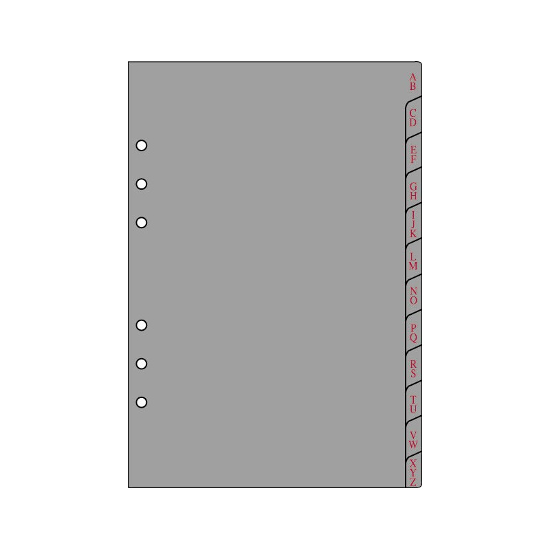 Recharge Intercalaires Alphabétiques OBERThUR – Format 15x21 Cm, Pour Classeur, Archivage, Organisation De Documents
