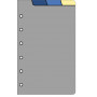 Recharge 4 intercalaires pour organiseur OBERTHUR 13 - format 8x13cm