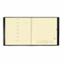 Agenda QUOVADIS NOTE 16 S à spirale - Impala noir  - 16x16cm - 1 semaine sur 2 pages + répertoire