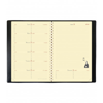 Agenda Quo Vadis 2026 Spiralé - Time & Life Pocket, Semainier, Format Poche 10x15 Cm, Rose, De Décembre à Décembre