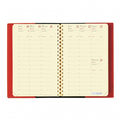 Agenda Quo Vadis Planning 16 Spiralé Fr Recharge - 9x16cm