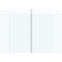 Cahier de bord CLAIRFONTAINE - 21x29,7cm couverture rigide - 48 pages - 7 classes