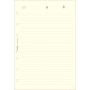 Recharge répertoire 30 feuillets ivoires pour organiseur OBERTHUR 21 - format 15x21cm