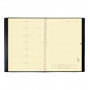 Agenda QUOVADIS Note 29® S noir 21 x 29,7 cm - 1 semaine sur 2 pages - spirale