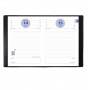 Agenda QUOVADIS Textagenda 12 x 17 cm - 1 jour par page couverture impala noir