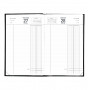 Agenda QUOVADIS RECETTES/DEPENSES Vanolin noir 13x21cm - 1 jour par page