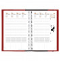 Agenda de poche QUOVADIS TIME&LIFE POCKET avec répertoire rouge cerise 10x15cm - 1 semaine sur 2 pages