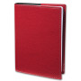 Agenda QUOVADIS TEXTAGENDA - 12x17cm  - 1 jour par page couverture CLUB ROUGE CERISE