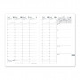 Recharge agenda +répertoire tranche or QUOVADIS Ministre 16x24 cm Janvier - Décembre 12 mois