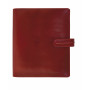 Agenda organiseur EXACOMPTA Exatime 21 cuir Napoli rouge - 230 x 190 mm