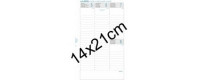 Recharges EXATIME 21 EXACOMPTA 14x21cm pour organiseur