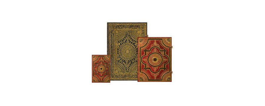 Gamme carnets, répertoires et agendas Paperblanks série Ventaglio Baroque