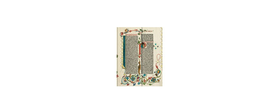 Carnets PAPERBLANKS collection Bible Gutenberg