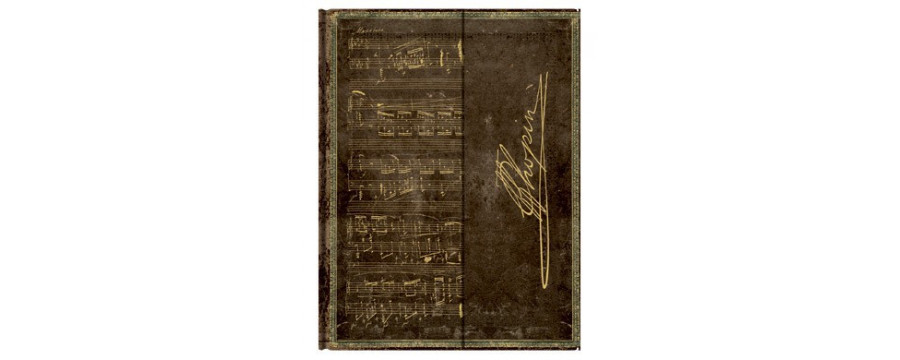 Carnets PAPERBLANKS collection Les manuscrits Estampés Chopin