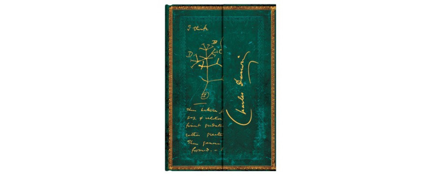 Carnets PAPERBLANKS collection Les manuscrits Estampés Darwin