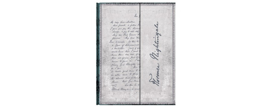 Gamme carnets, répertoires et agendas Paperblanks série Les Manuscrits Estampés Florence Nightingale - Keats - Gandhi