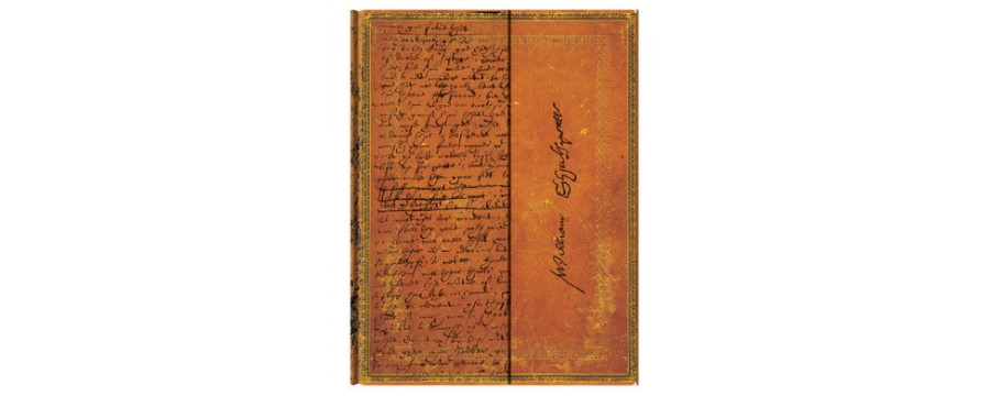 Gamme carnets, répertoires et agendas Paperblanks série Les Manuscrits Estampés Shakespeare