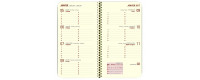 Recharge Agenda 2024 spirale OBERTHUR Contemporain 27 - 21x27cm - 1 semaine  sur 2 pages LODGE/KENT