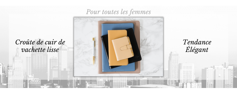 Agenda 2026 QUOVADIS gamme cuir vachette lisse LUNA